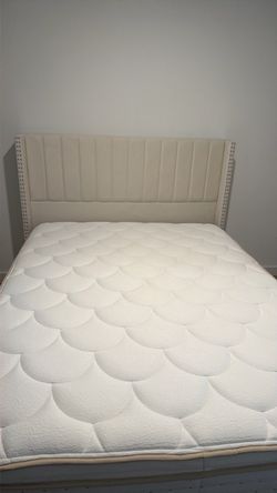 Queen bed and mattress
