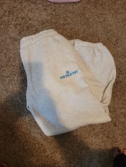 Pink Palm Puff sweatpants