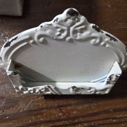 Shabby Chic Vintage Metal Card Holder