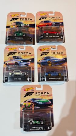 Hot Wheels Forza Motorsport 2018 Complete Set 1/5-5/5 – New Sealed