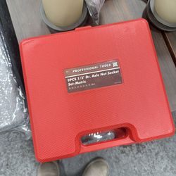 9 Pcs Axle Nut Hub Impact 1/2" Drive Socket 29 30 31 32 33 34 35 36 38mm Socket Set