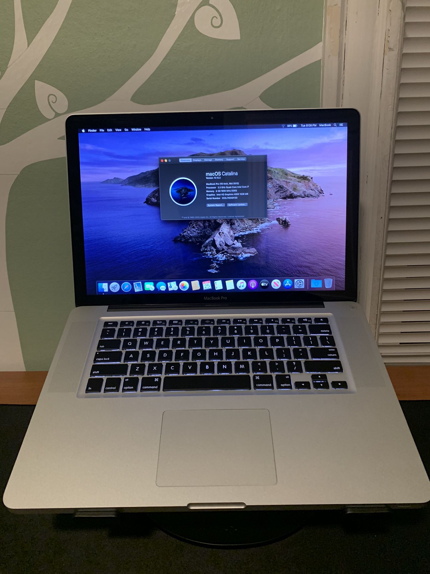 Apple MacBook Pro 15inch Mid 2012