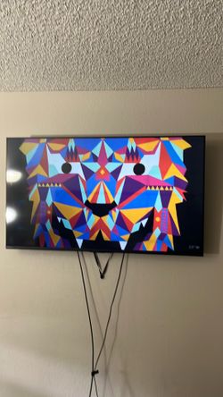 50in Hisense 4k smart tv with remote and legs