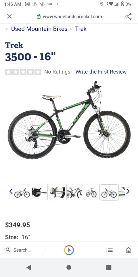 [PricedToSell!] Trek 3500 Series Mountain Bike
