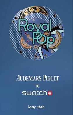AP x Swatch Collaboration Watch - Limited Edition - $1200 (Lowest Resale Price!)