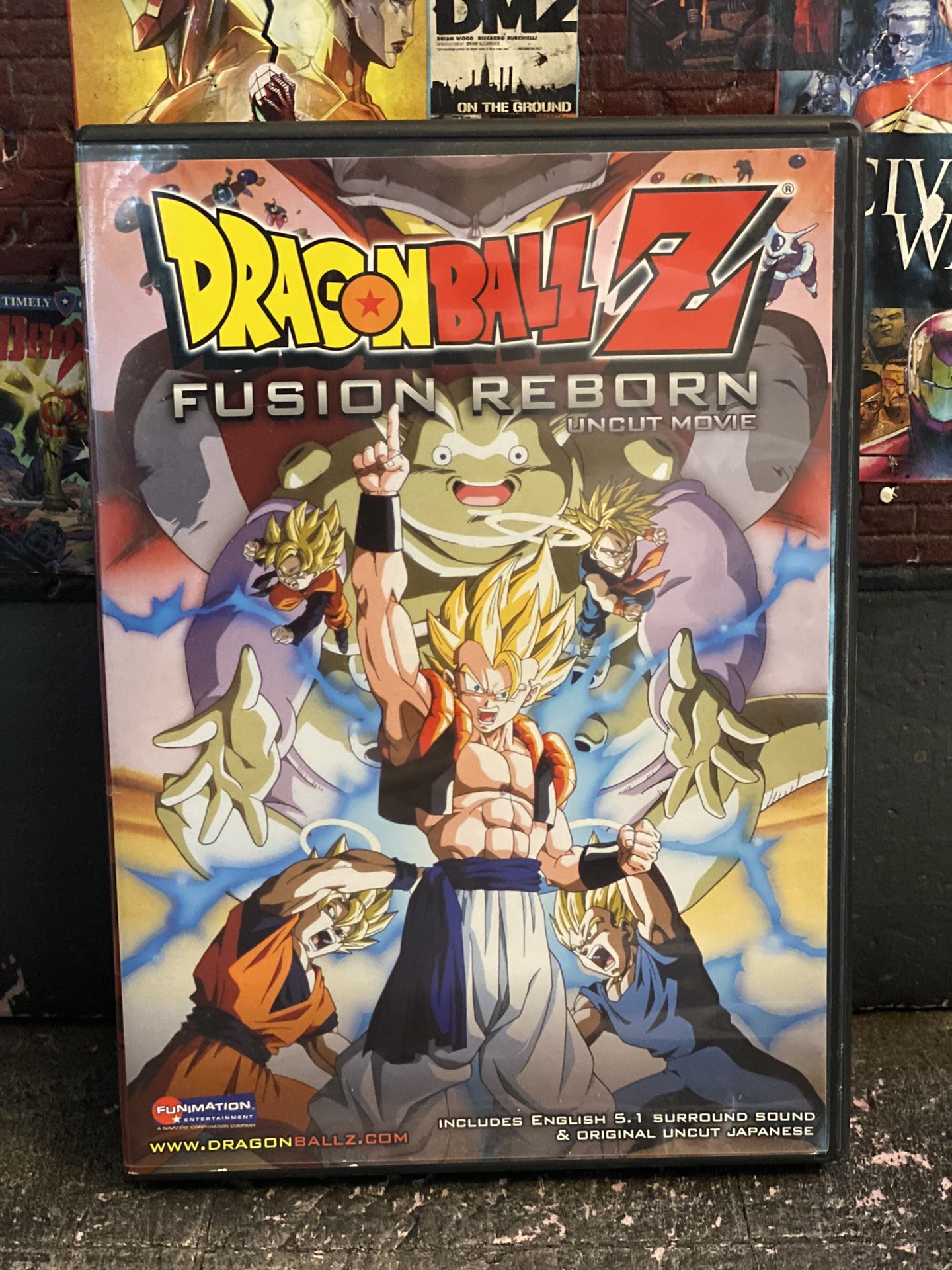 Dragon Ball Z: Fusion Reborn - Uncut Movie (1995) DVD 2006 Anime Funimation