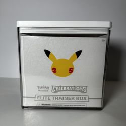 Pokemon 25th Anniversary Celebration Elite Trainer Box  (Sealed)
