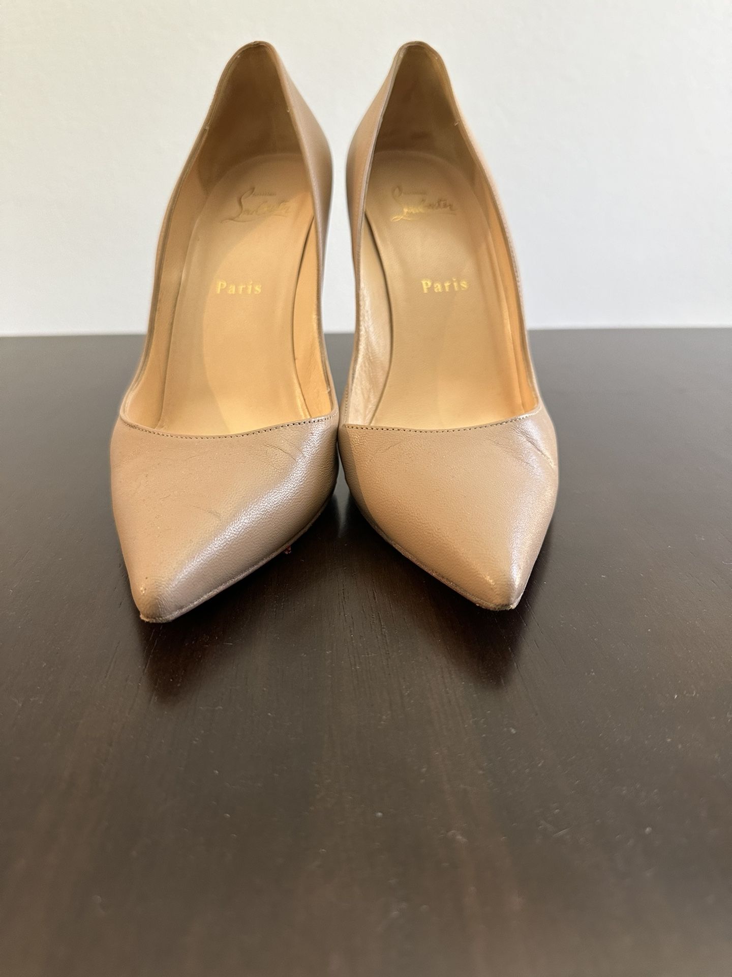 Christian Louboutin Kate 85 Napa Nude Size 39.5