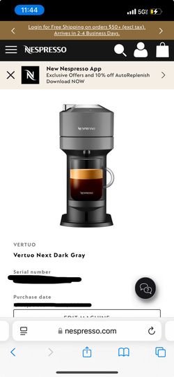 Vertuo Next Dark Gray