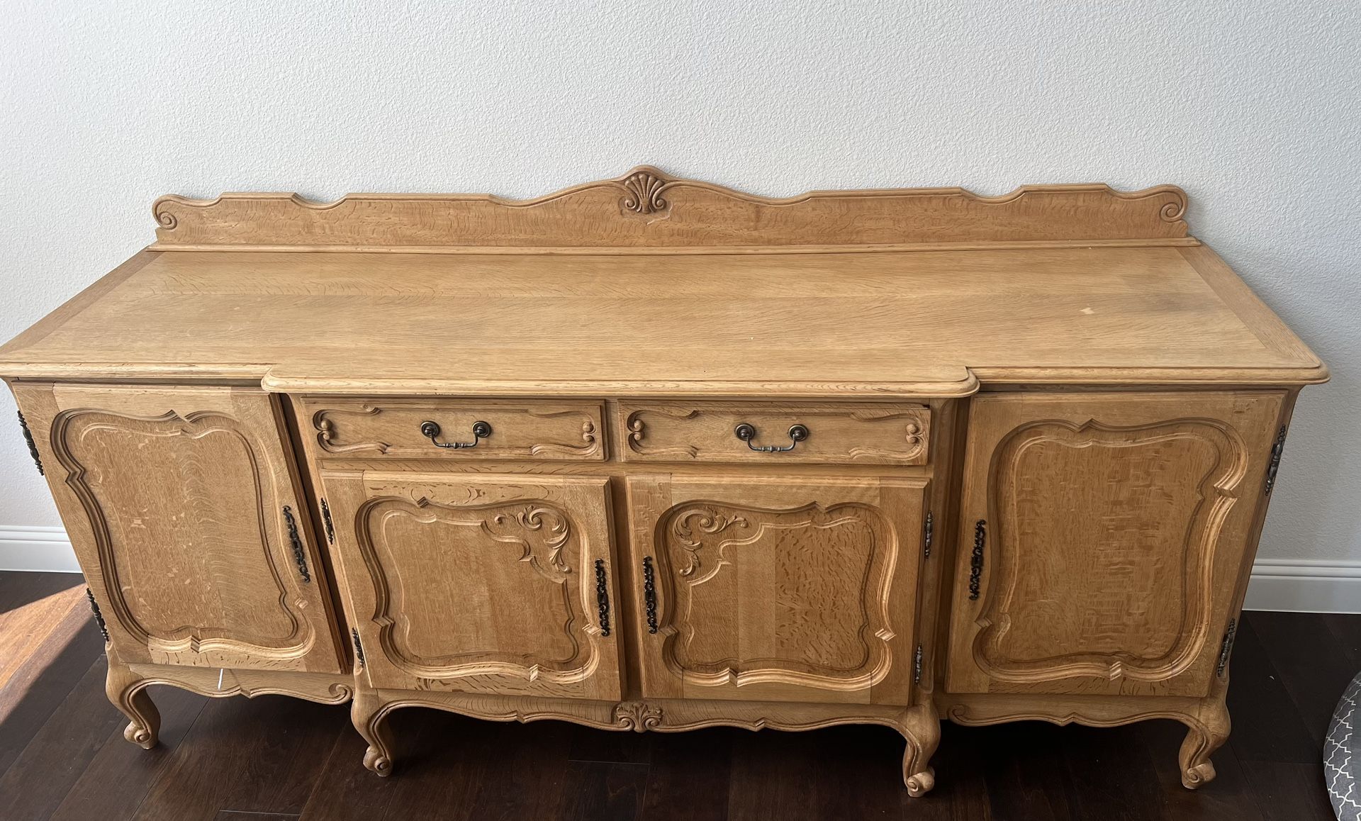 Vintage French Oak Cabinet