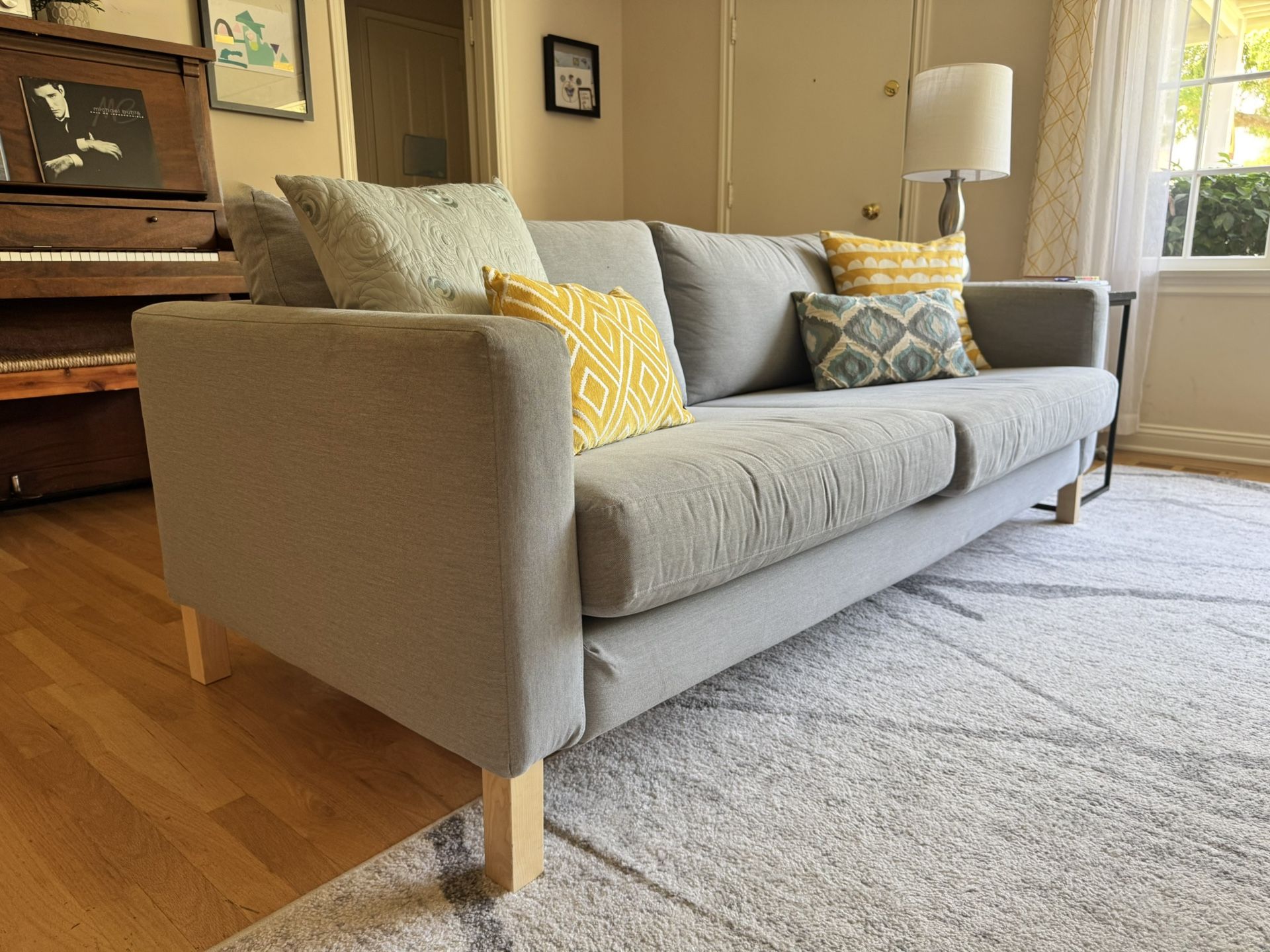 Gray IKEA Karlstad Sofa / Couch 