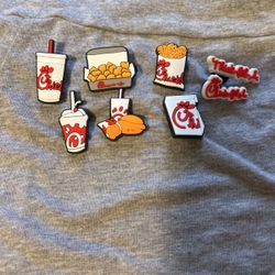Chick- Fil-a Crocs Charms 