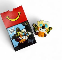 McDonald's Hello Kitty x Godzilla Kaiju My Melody Mothra #3 Toy with Box