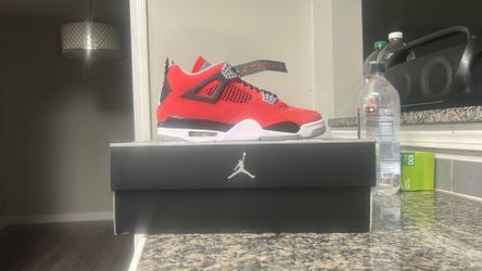 Air Jordan 4 Retro Fire Red/White-Black Rouge Friday/Noir/Blanc