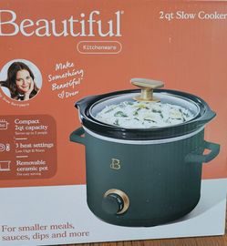 2qt Beautiful Slow Cooker