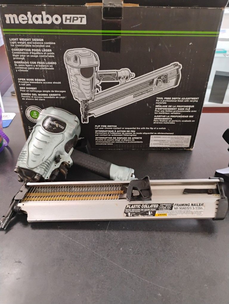 Metabo Hpt 3-1/2" Strip Nailer