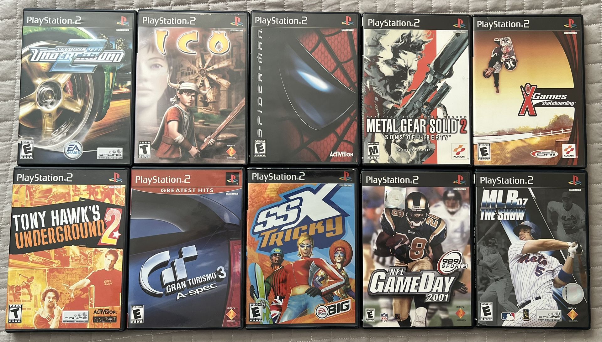 PS2 Games $10-40