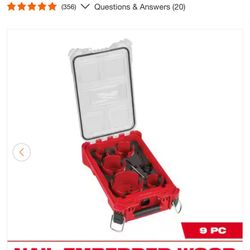 lwaukee BIG HAWG Carbide Hole Saw Kit with PACKOUT Case 