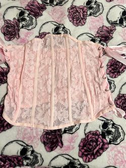 Pink corset