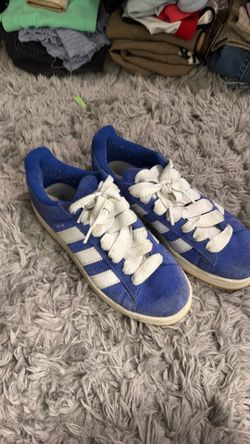 adidas campus blue size 8.5 women's size 7 men's royal blue