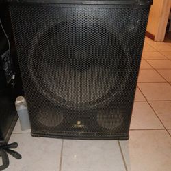 Behringer 18 Inch Subwoofer Pair PA Speaker 1600 W 