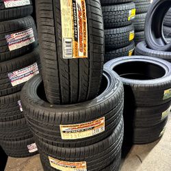 SET OF FOUR NEW TIRES 275/40/19 ARROYO GRANDSPORT ALL SEASON INCLUDING MOUNT AND BALANCE, ASK ME FOR SIZES AND BRANDS 