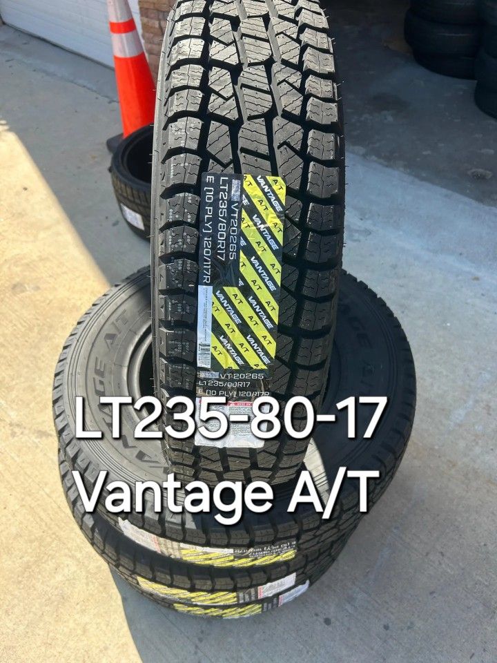 LT2358017 Vantage A/T Tires with free Installation 235-80-17