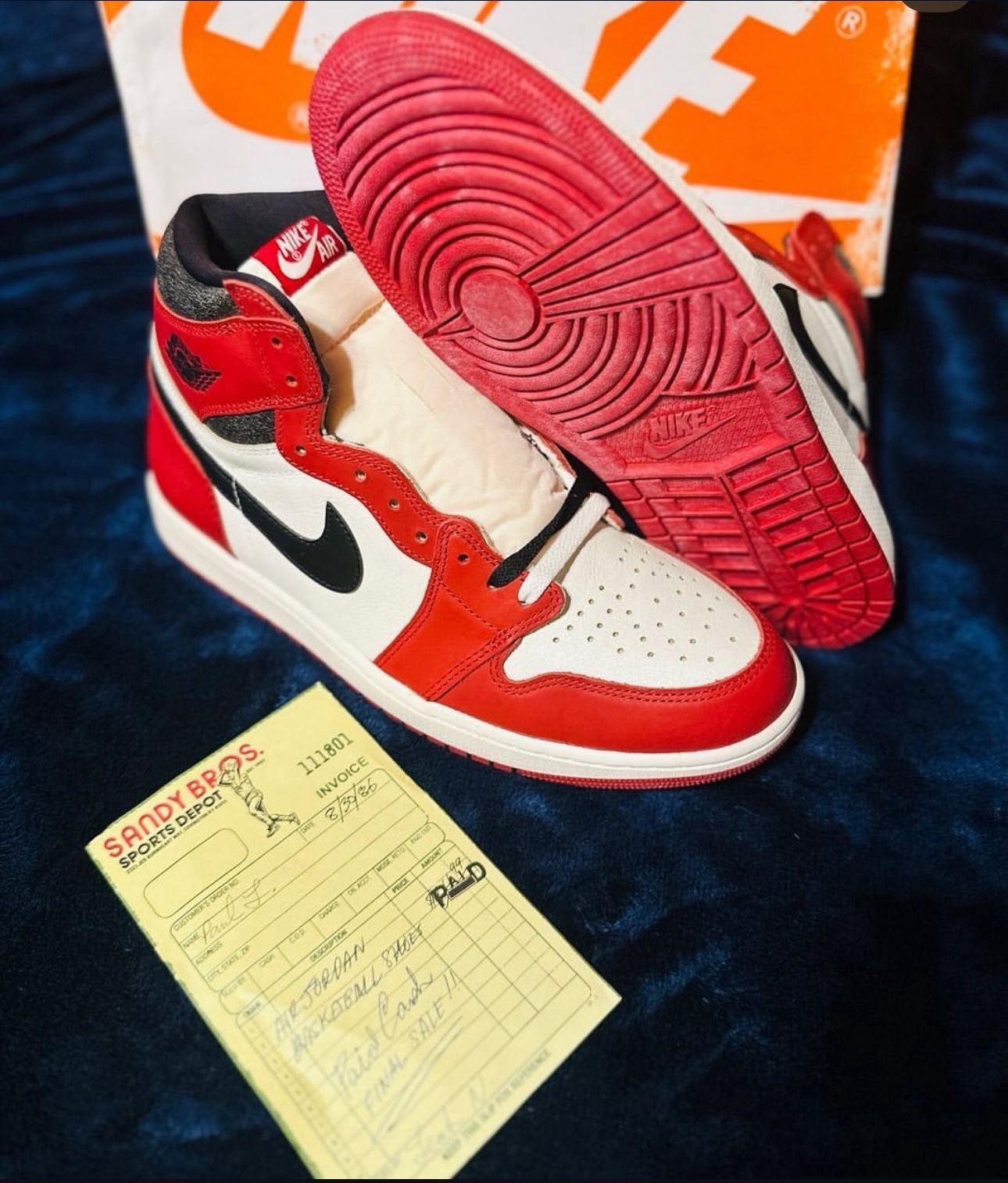 Jordan 1 High “Lost & Found” Size 13