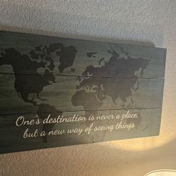 Board & Brush Rustic Handcrafted HOME TEXAS Large Wall Sign- Real Wood Distressed Paint  32” x 16.5”