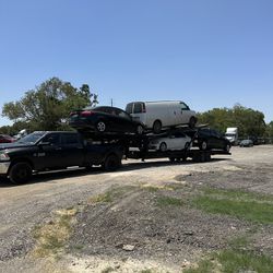 Kaufman ez4 car hauler 4 car trailer ready to work Or Trade For 40ft Trailer 