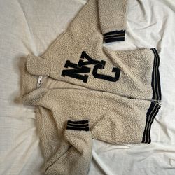 Epic Threads girls XL Sherpa fleece NYC jacket