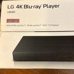 LG 4K Blu Ray Player