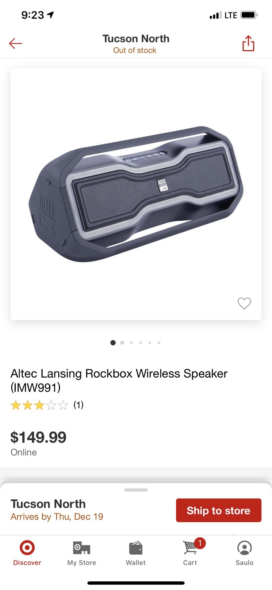 ALTEC LANSING WIRELESS SPEAKER