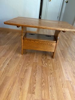 Oak coffee table