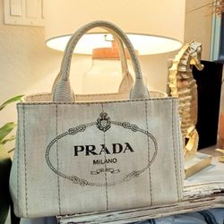 Prada Canapa Tote Bag