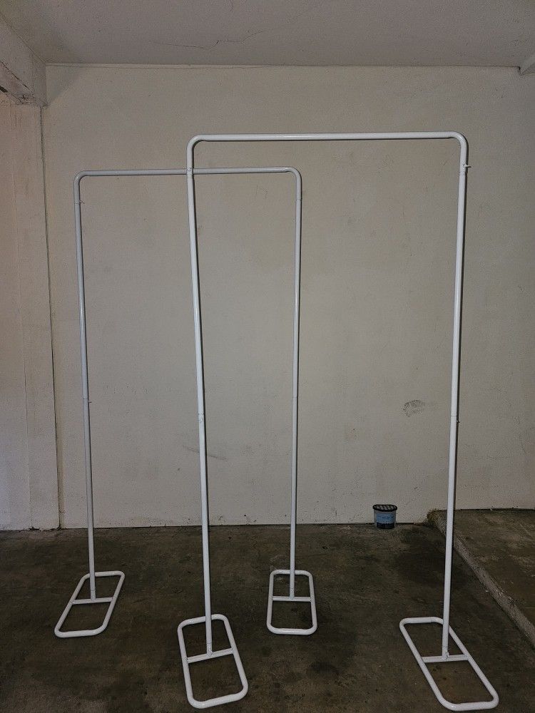 2 Metal Sign Stands