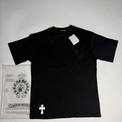 Chrome Hearts Black T-Shirt Cross Logo