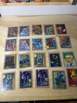 Marvel trading cards