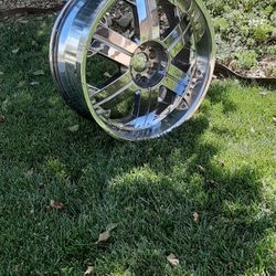 SICK!!"22in Deep dish 5 lug universal velocity rims!! Came off 2002 expedition