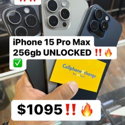 iPhone 15 Pro Max 256gb Unlocked 