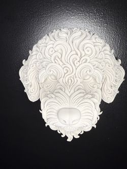 Maltipoo Wall-Head | 3D Printed Wall Decor