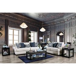 Beautiful Sofa and Loveseat- Sala de 2pc @Elegant Furniture
