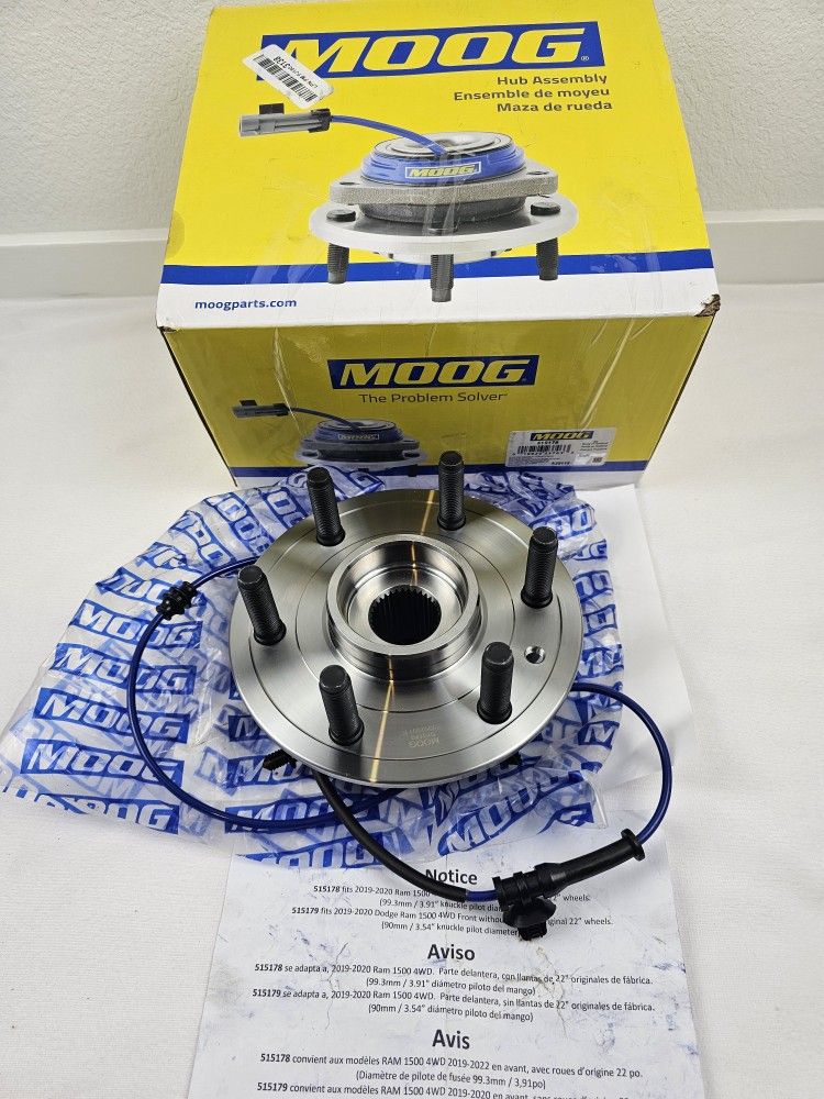 Front Wheel Bearing and Hub Assembly Ram 1500
