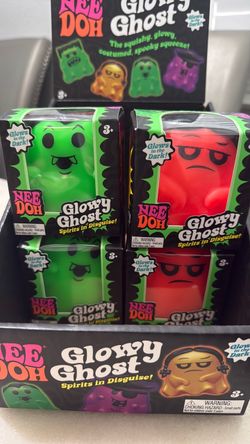 Nee Doh Glowy Ghost Squishy Toys