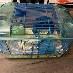 Hamster Cage, Wood Shaving And Carry Out Cage