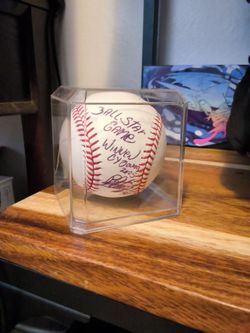 Signed baseball