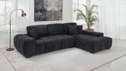 New sectional black