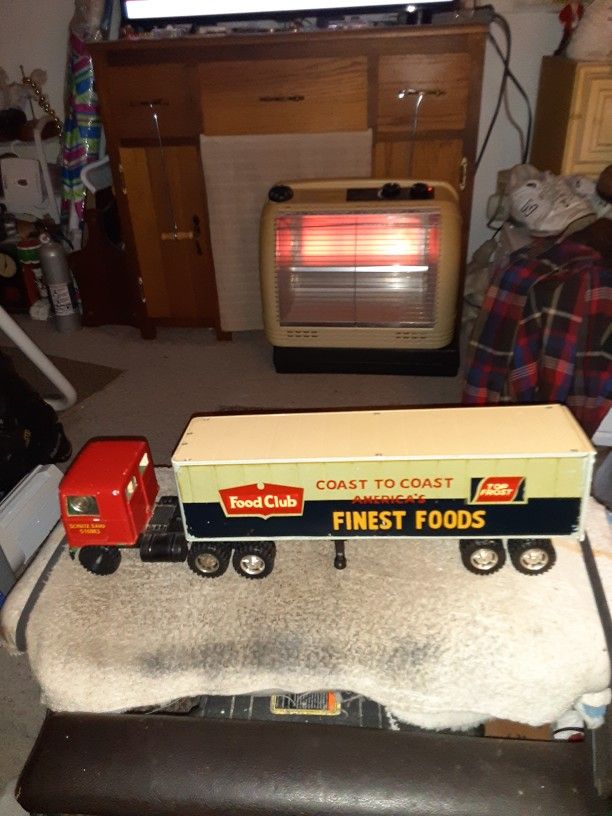 Vintage Japan Toy Truck And Trailer