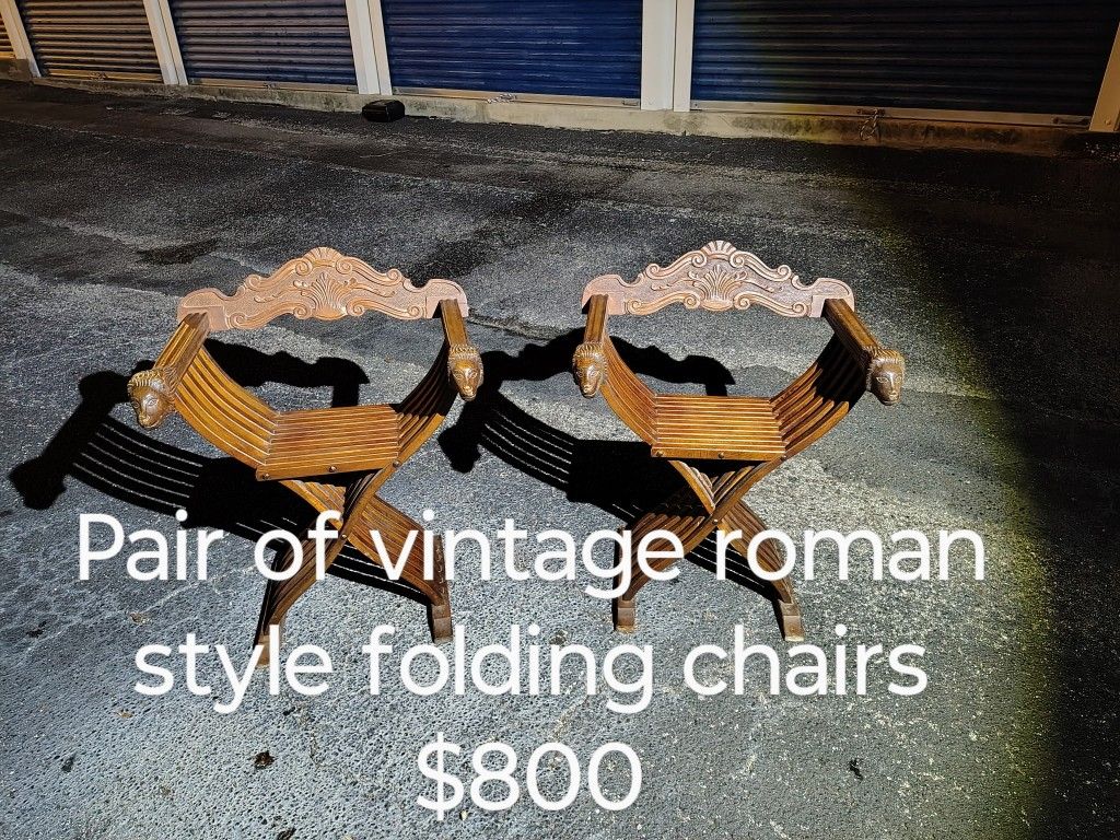 Vintage Roman Chairs