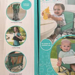 Baby Booster Seat - Pop N Sit Portable Booster Seat